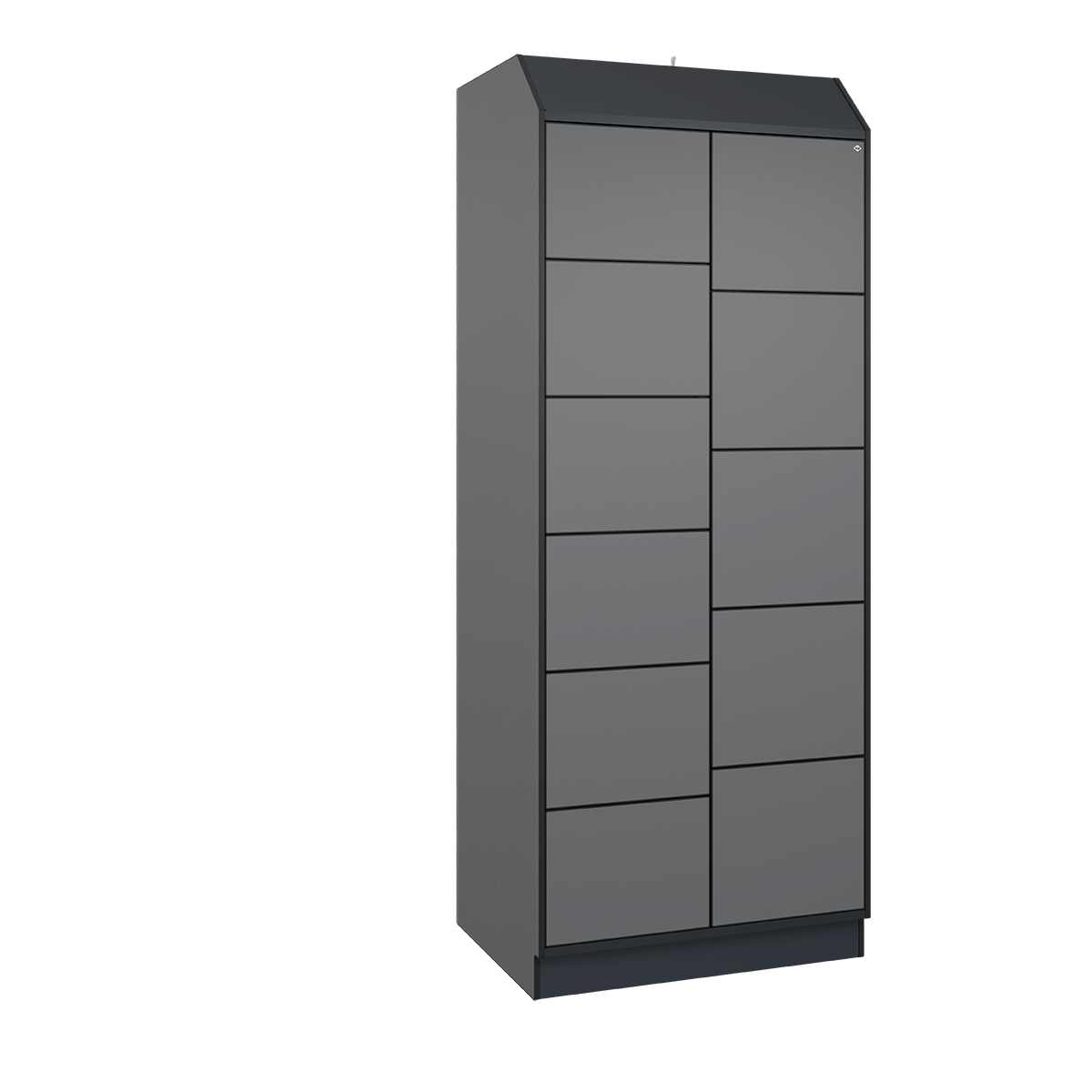 Smartlocker Prefino Anbaumodell 02 Anthrazit
