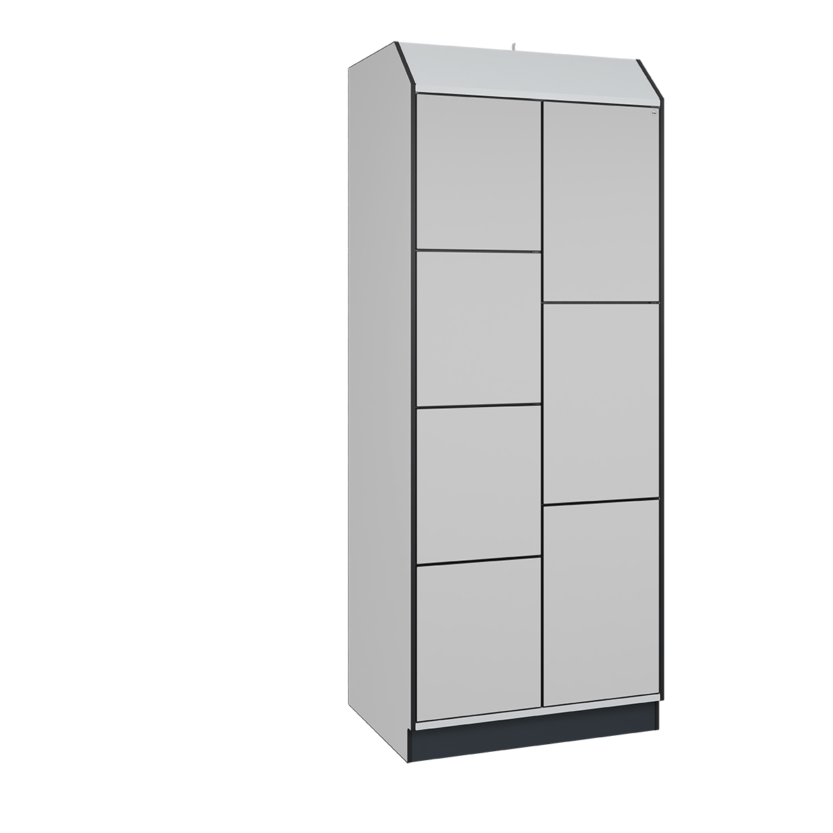 Smartlocker Prefino Anbaumodell 03 Grau