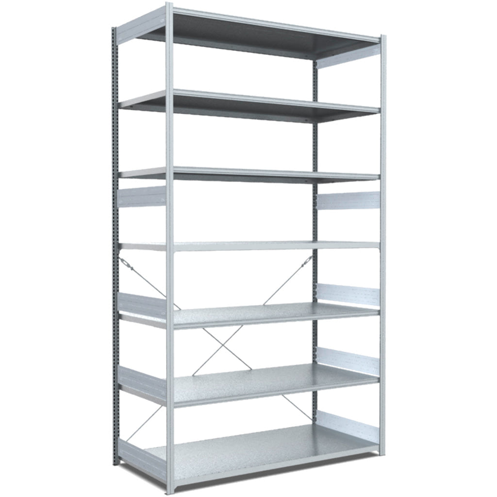 Fachbodenregale Typ M - Fachlast 200 kg Tiefe 800 mm