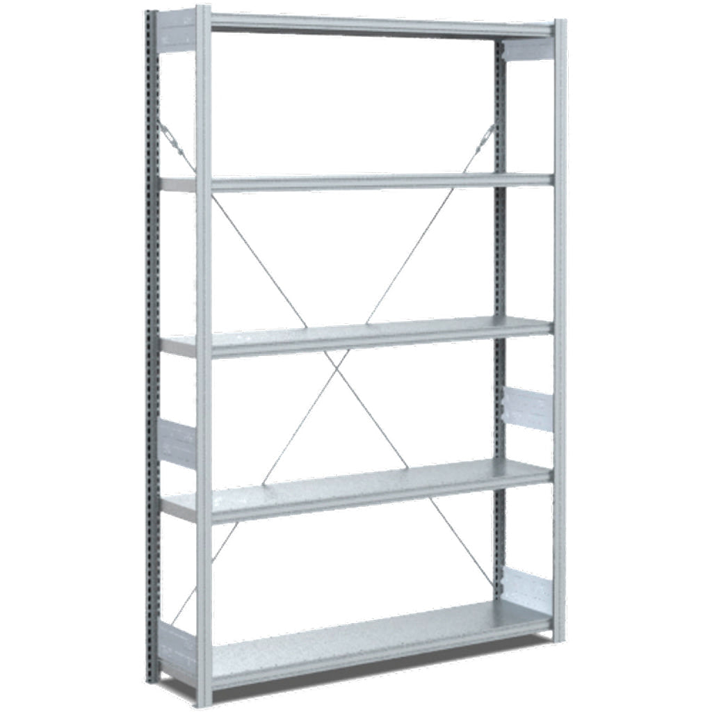 Fachbodenregale Typ EL - Fachlast 100 kg glanzverzinkte Ausführung