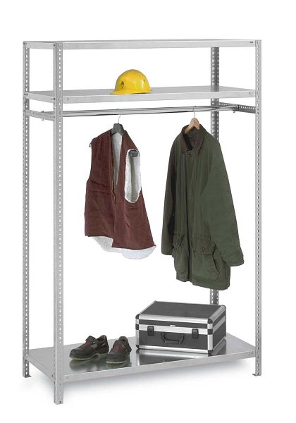 Garderoben-Grundregal, 2000x600x1000 mm