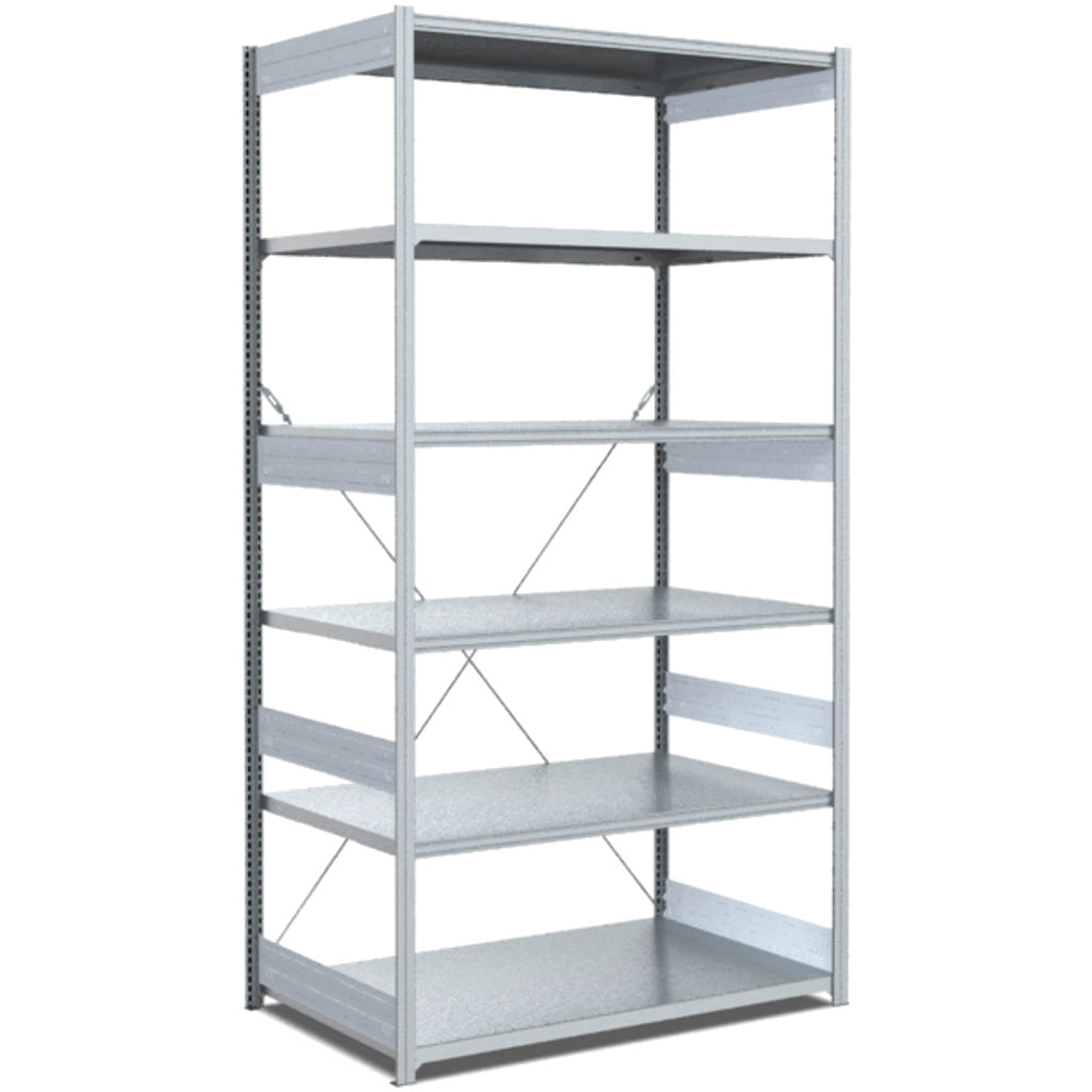 Fachbodenregale Typ M - Fachlast 200 kg Tiefe 800 mm