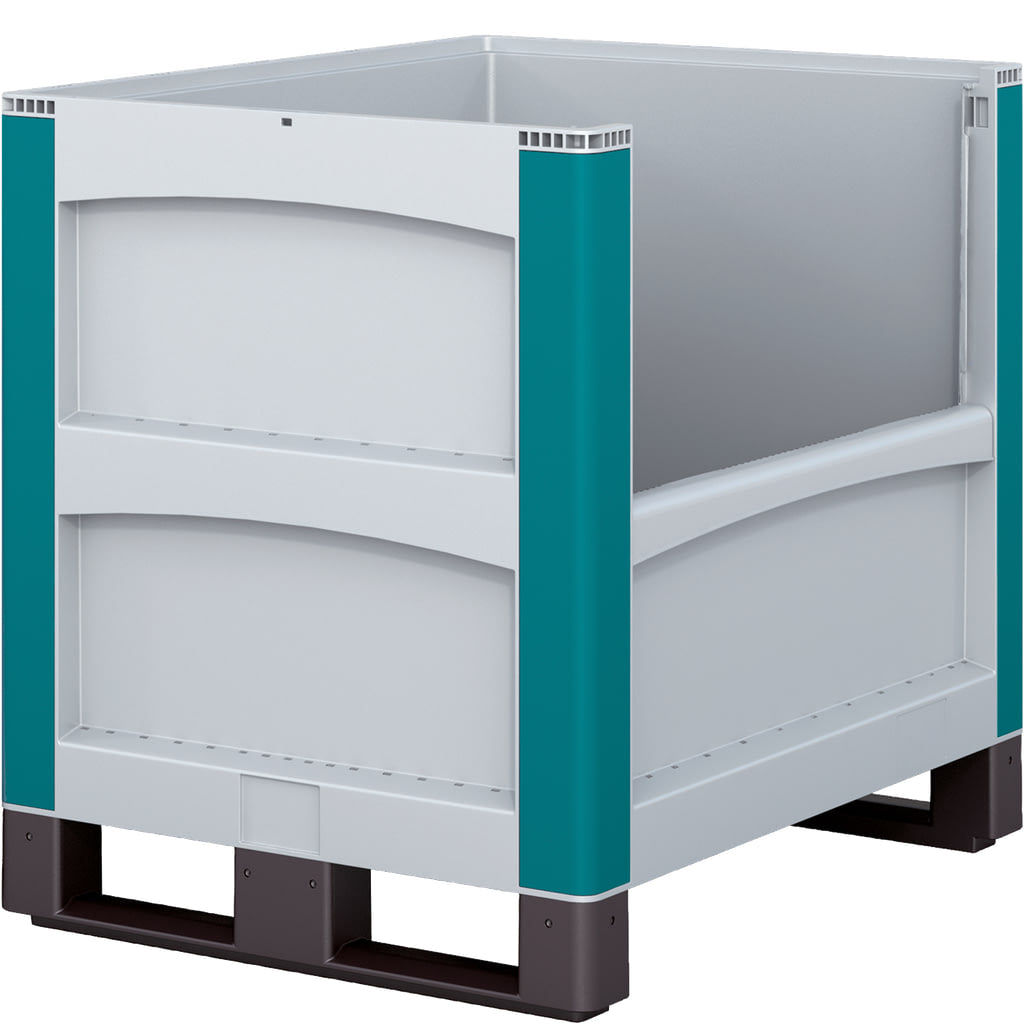 Schwerlastbehälter SL
mit längsseitiger Sicht-/Entnahmeöffnung mit 720 mm Höhe