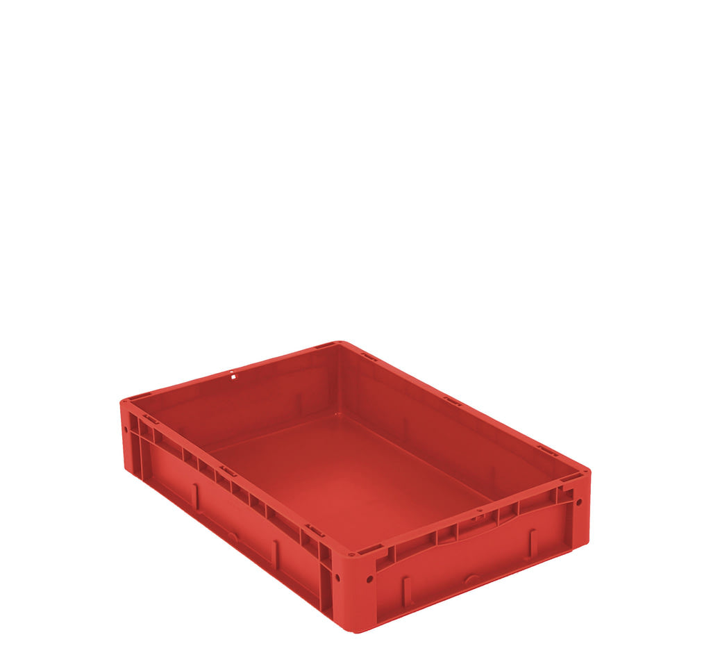 Eurobox XL von Bito in rot mit einer Höhe von 120 mm