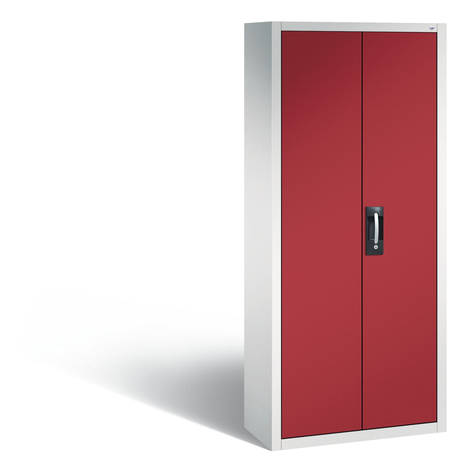 Magazinschrank von C+P in rot