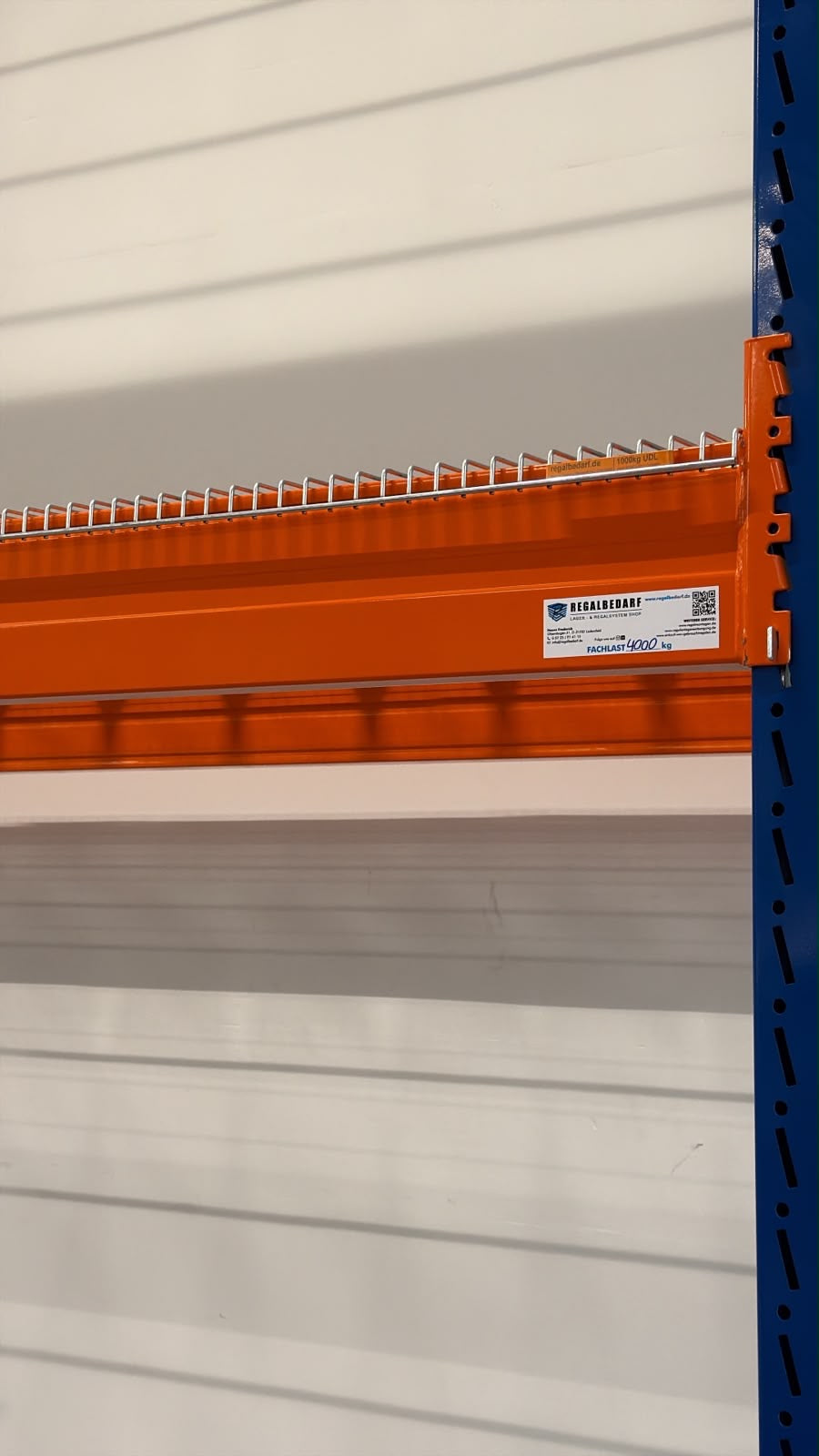 Auflagegitter aus Aluminium für das SLP Palettenregal