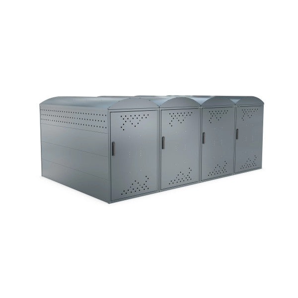 Fahrradgarage 4 Fahrräder aus Stahlblech