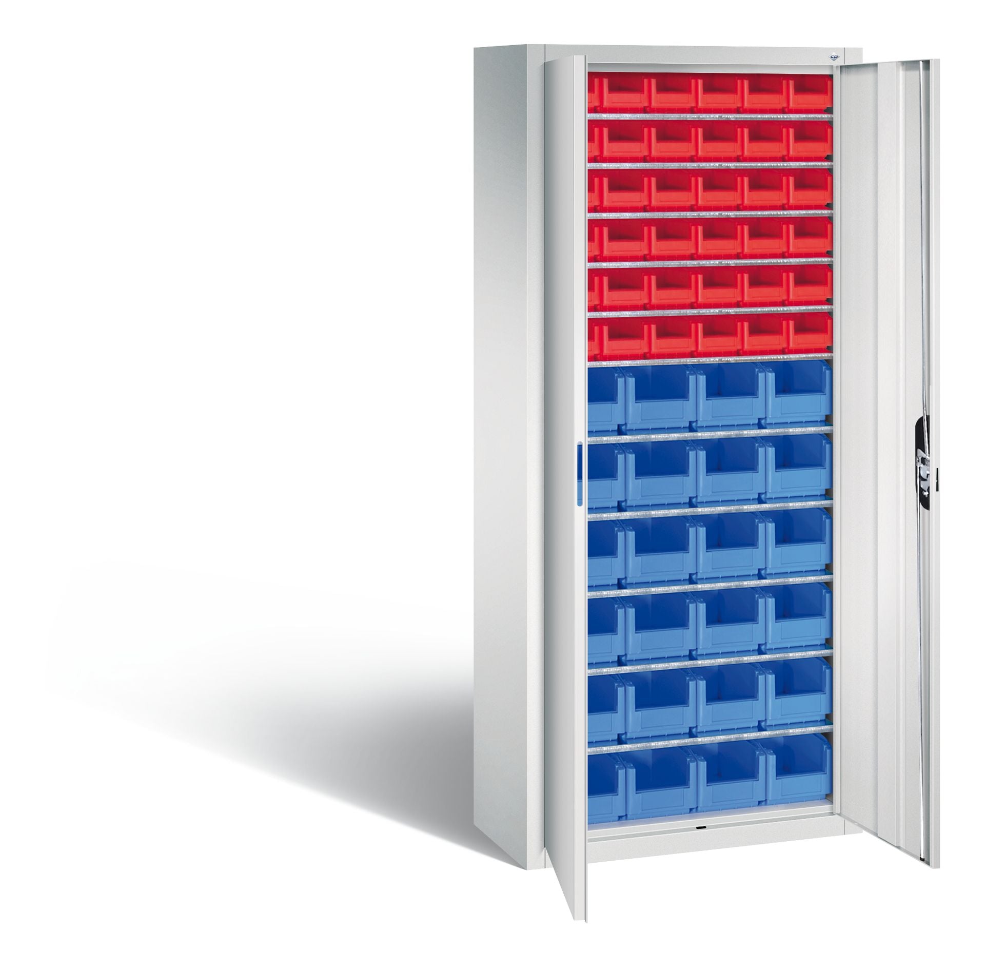Magazinschrank von C+P in grau