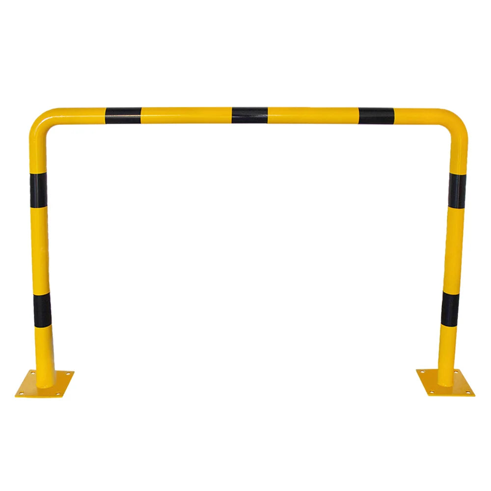 Rammschutzbügel Ø 42,4 mm / H 1000 mm / L 1000 mm - gelb schwarz