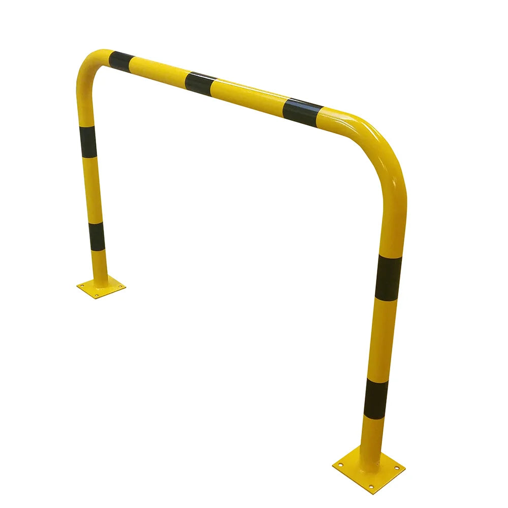 Rammschutzbügel Ø 42,4 mm / H 1000 mm / L 1000 mm - gelb schwarz