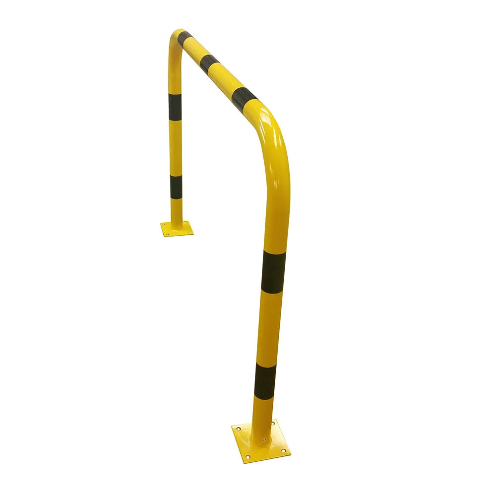 Rammschutzbügel Ø 42,4 mm / H 1000 mm / L 1000 mm - gelb schwarz