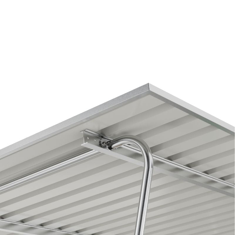 Überdachung aus Stahl für Fahrräder und Material Detail