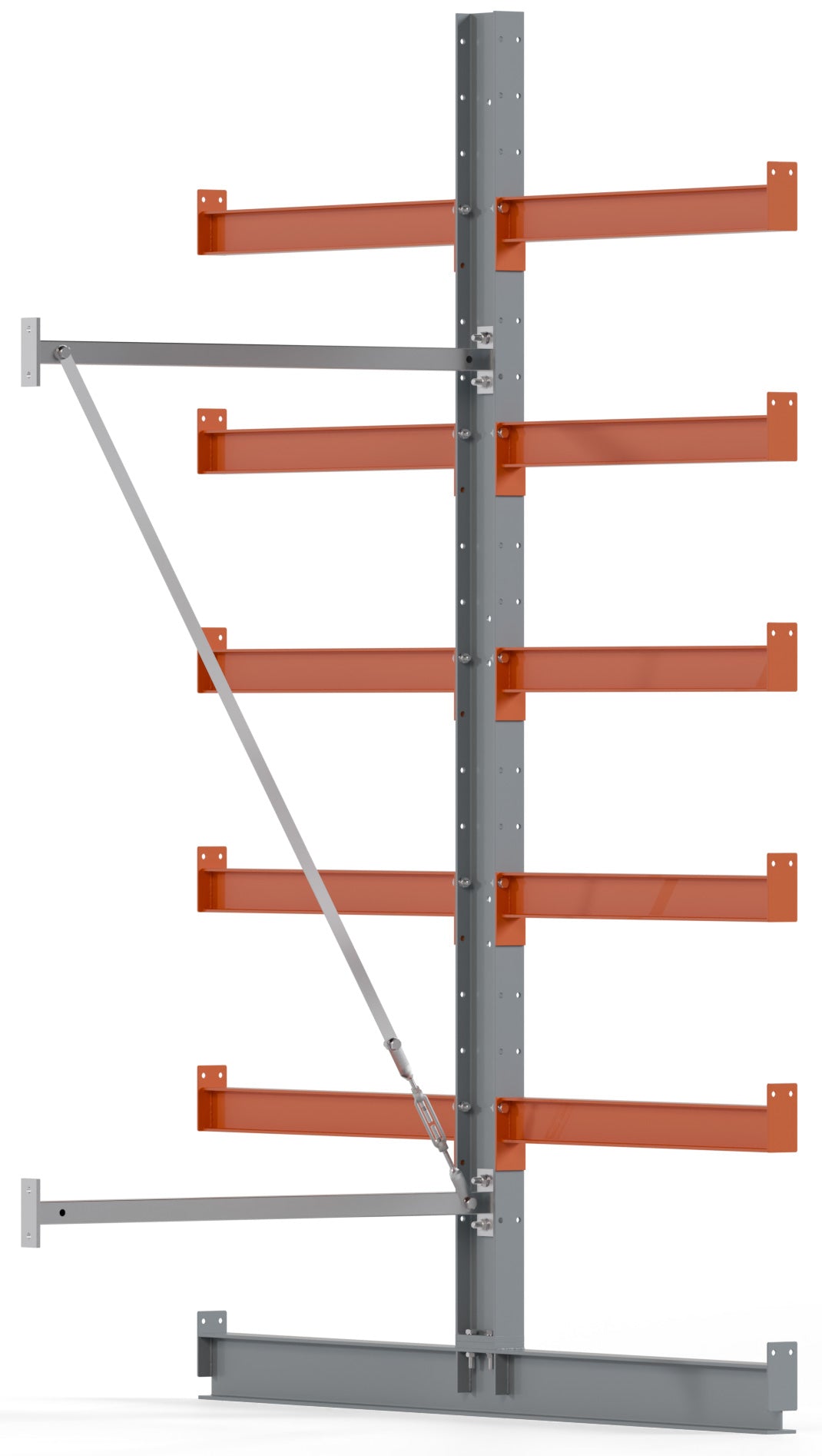 Kragarmregal Anbaufeld Breite 1000 mm