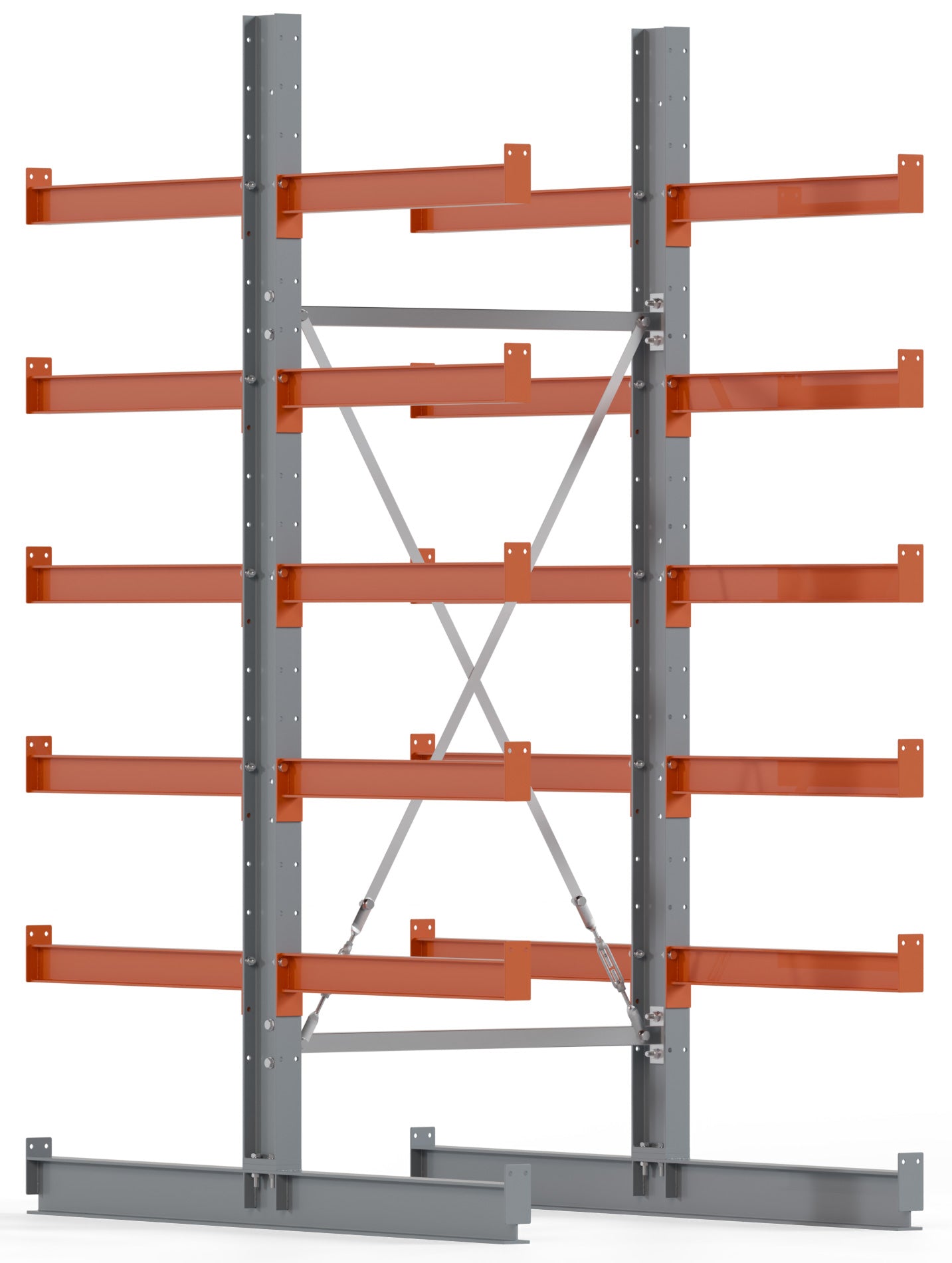 Kragarmregal als Schwerlastregal für lange Güter