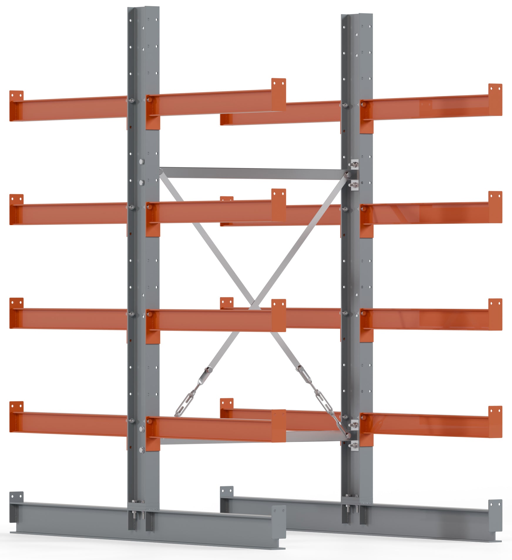 Kragarmregal als Schwerlastregal für lange Güter