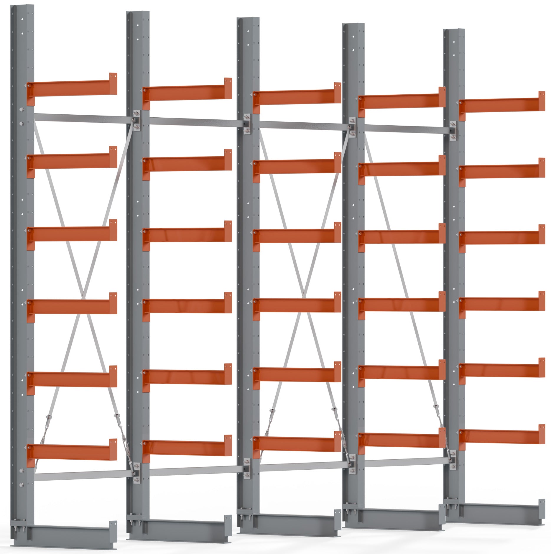 Kragarmregal einseitig Komplettset BASIC