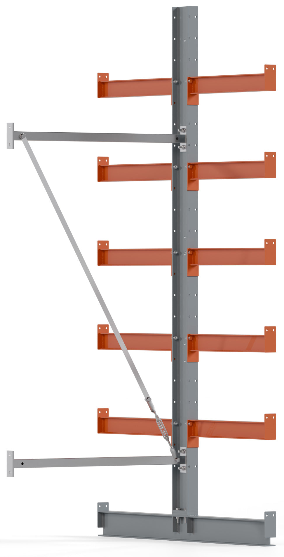 Kragarmregal Anbaufeld Breite 1000 mm