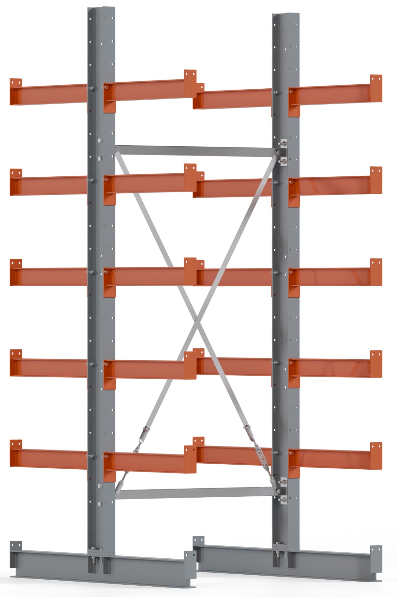 Kragarmregal als Schwerlastregal für lange Güter