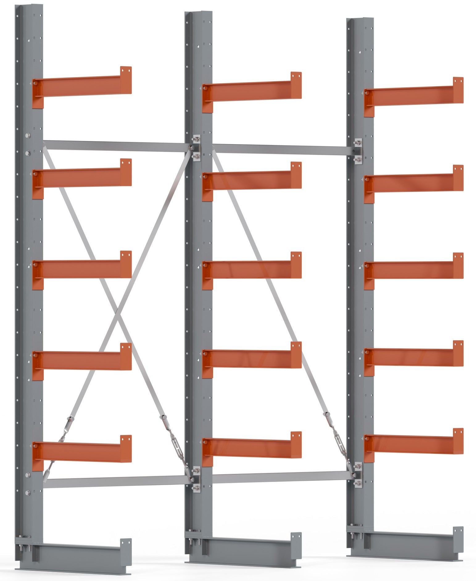 Kragarmregal einseitig Komplettset BASIC
