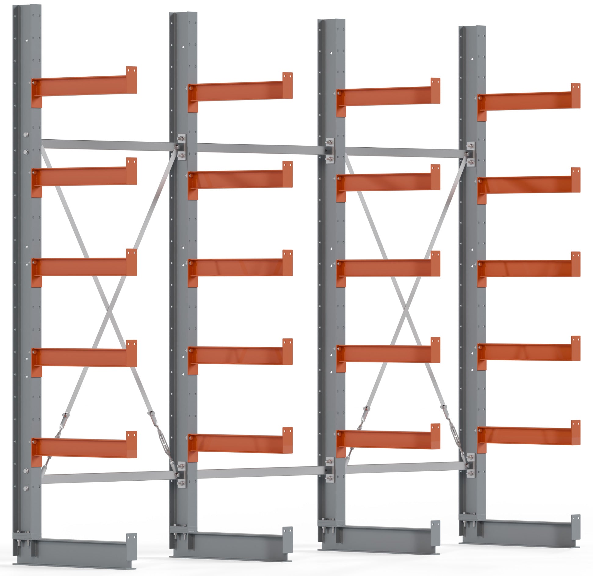 Kragarmregal einseitig Komplettset BASIC