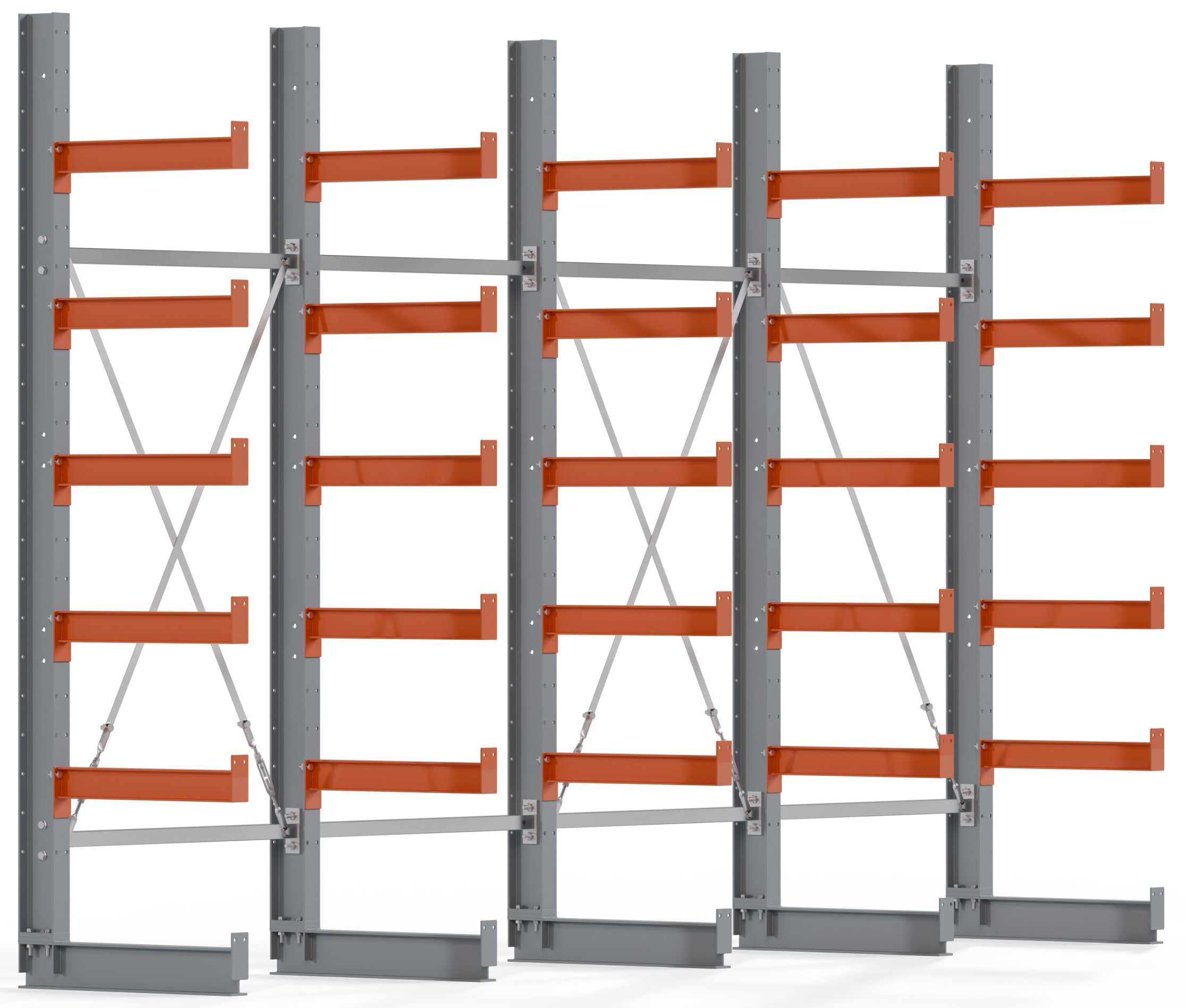 Kragarmregal einseitig Komplettset BASIC