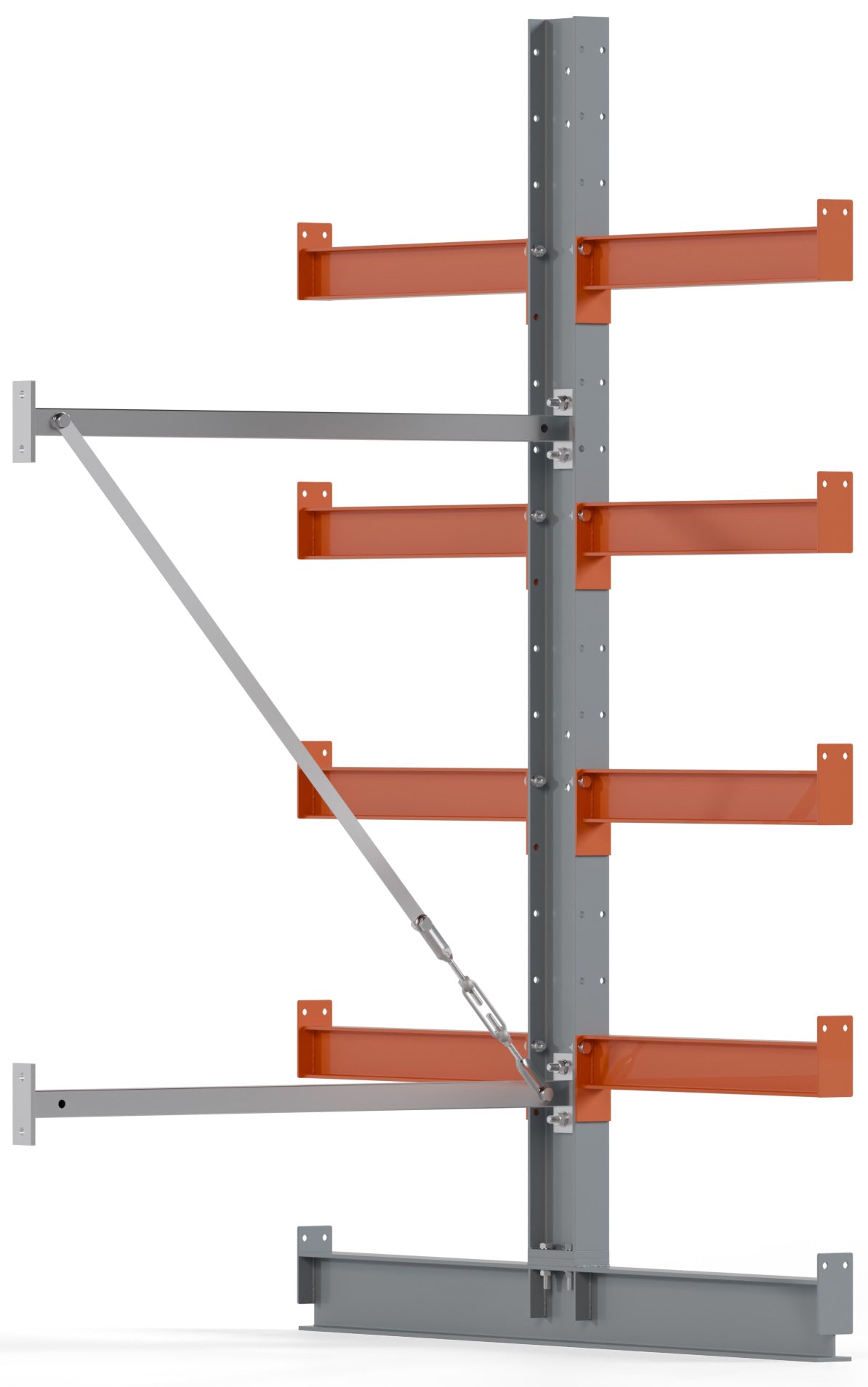 Kragarmregal Anbaufeld Breite 1000 mm