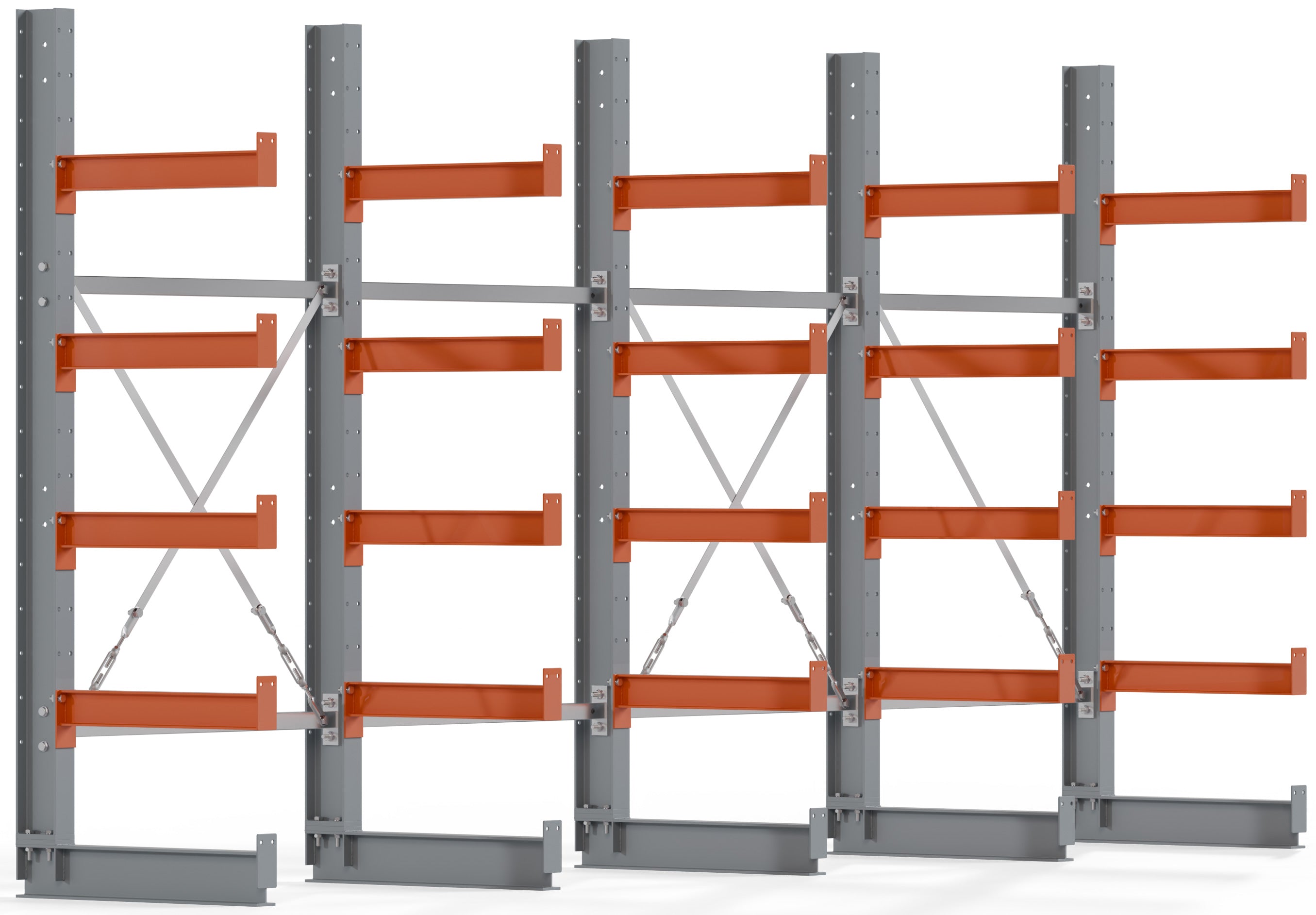 Kragarmregal einseitig Komplettset BASIC