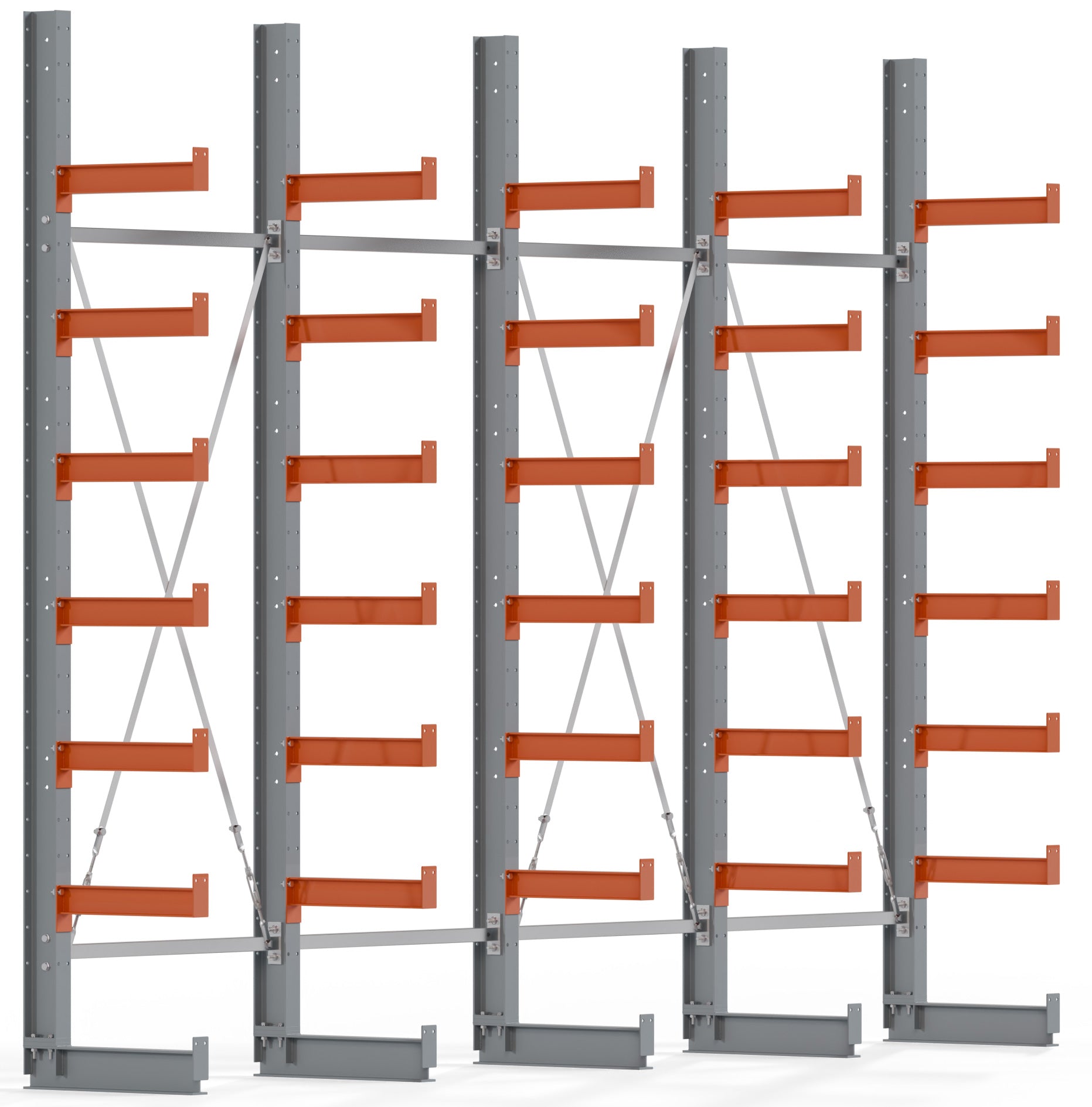 Kragarmregal einseitig Komplettset BASIC