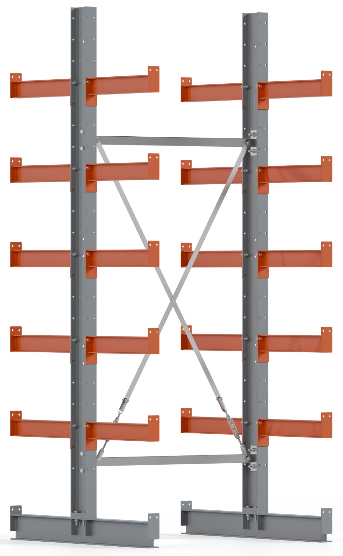 Kragarmregal als Schwerlastregal für lange Güter