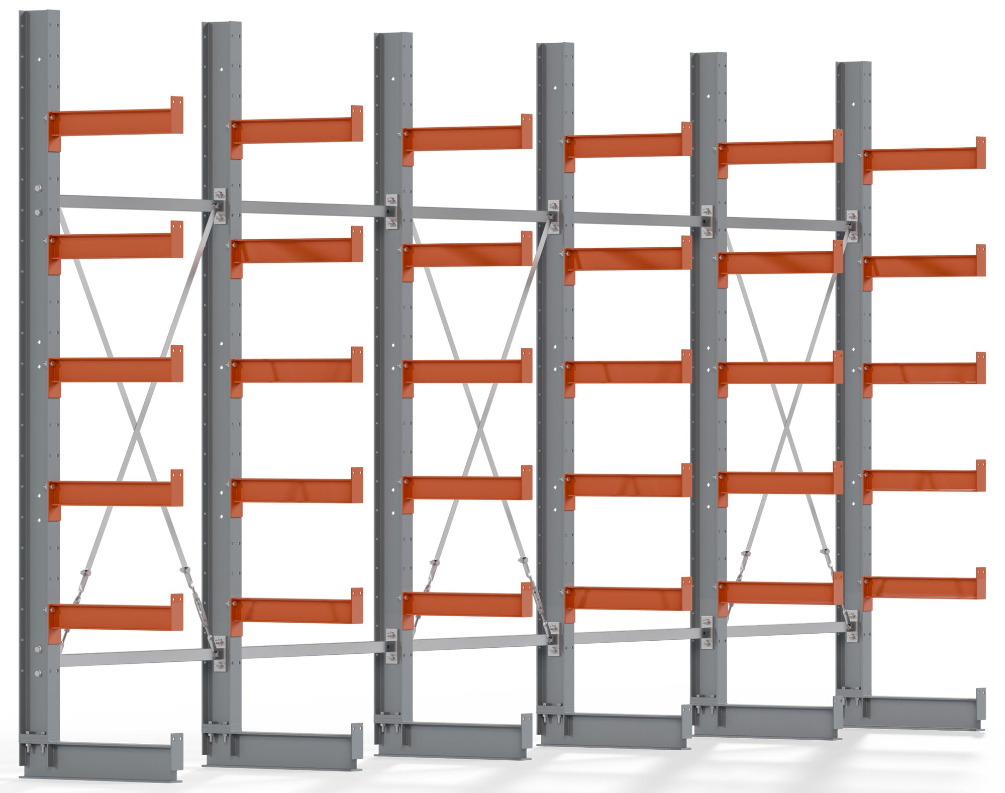 Kragarmregal einseitig Komplettset BASIC