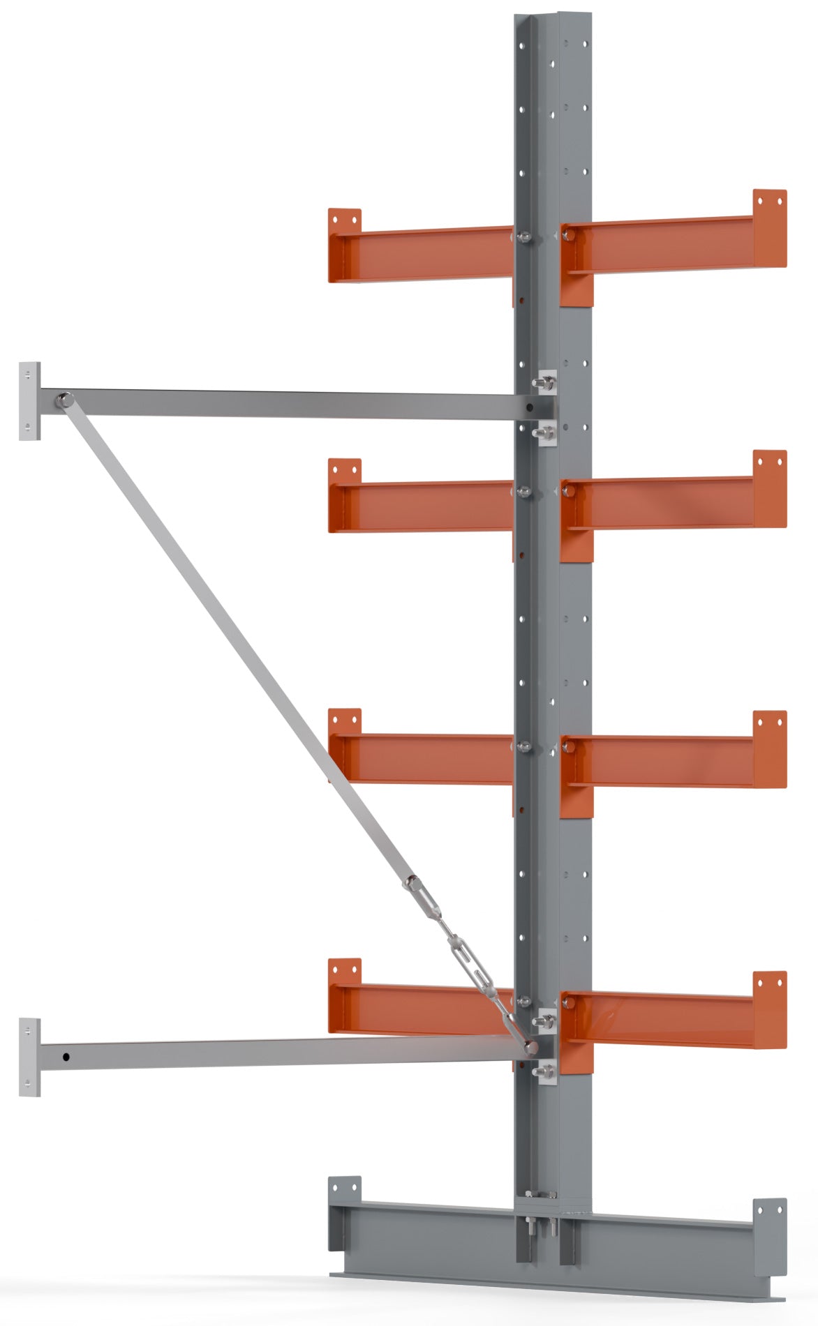 Kragarmregal Anbaufeld Breite 1000 mm