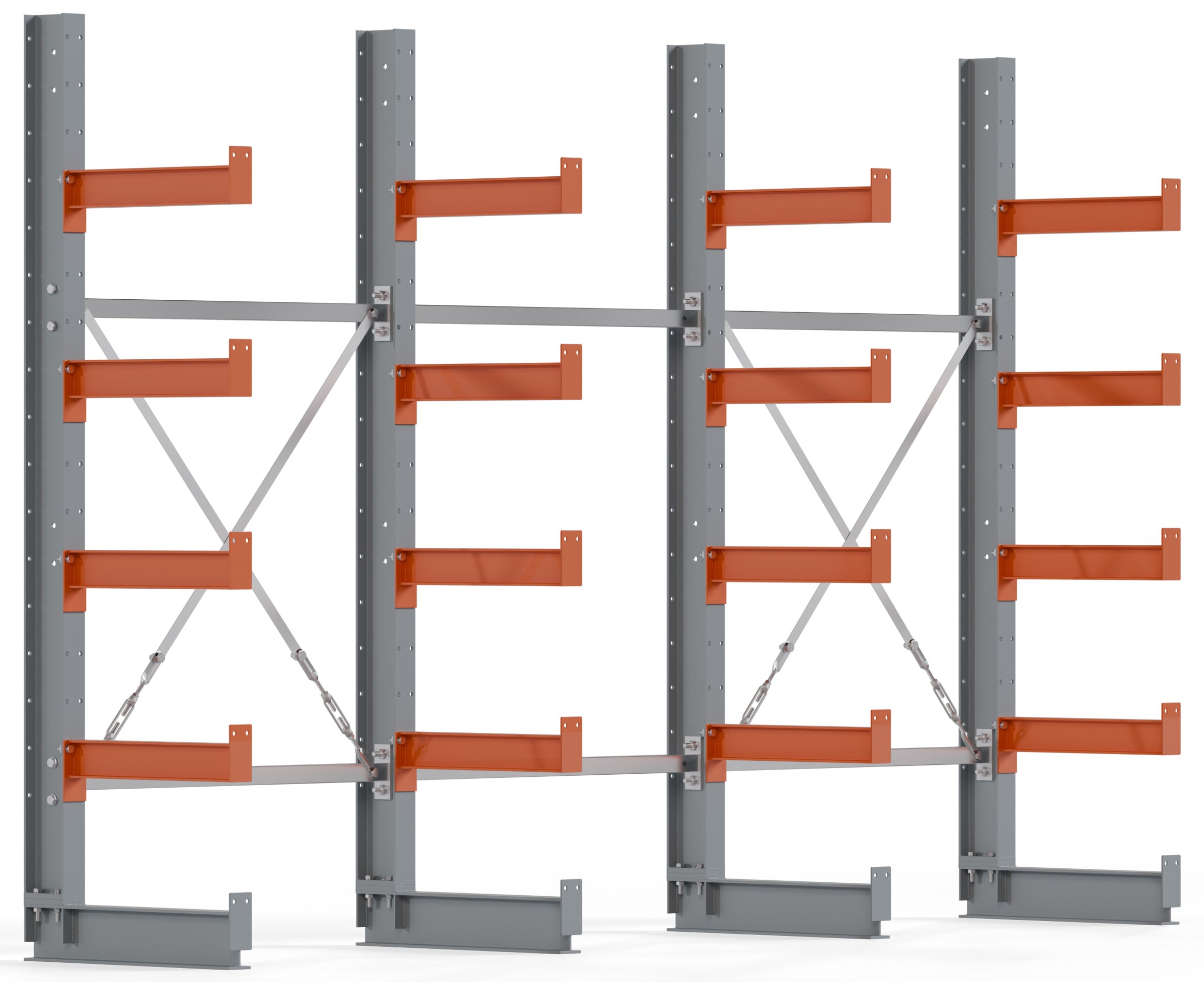 Kragarmregal einseitig Komplettset BASIC