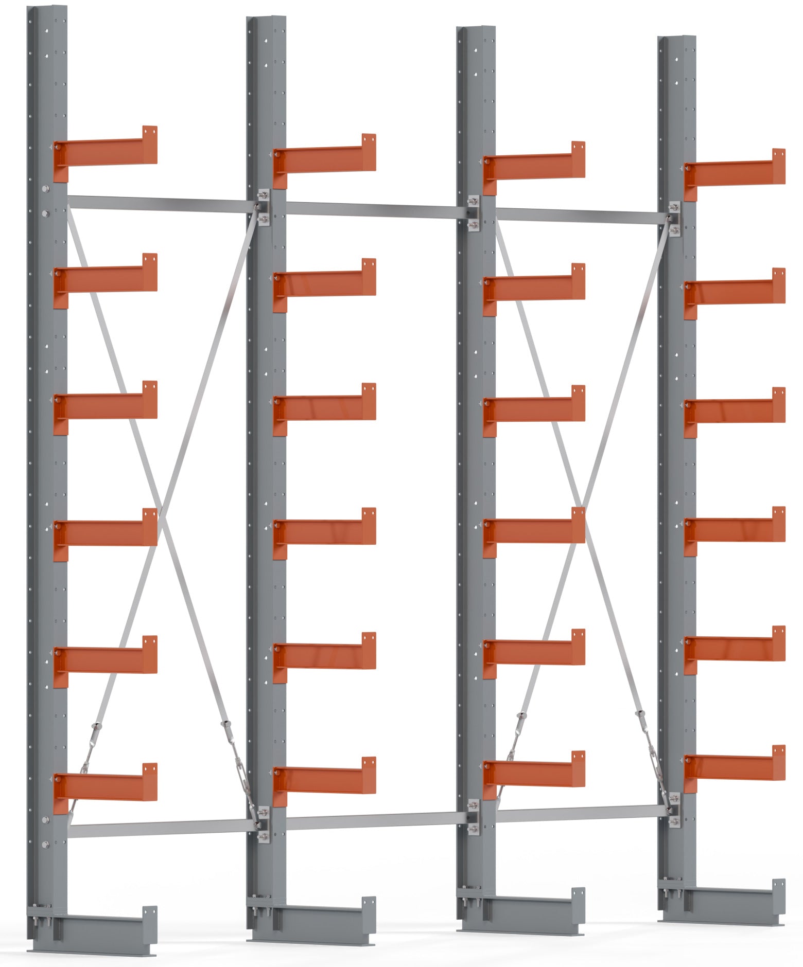 Kragarmregal einseitig Komplettset BASIC
