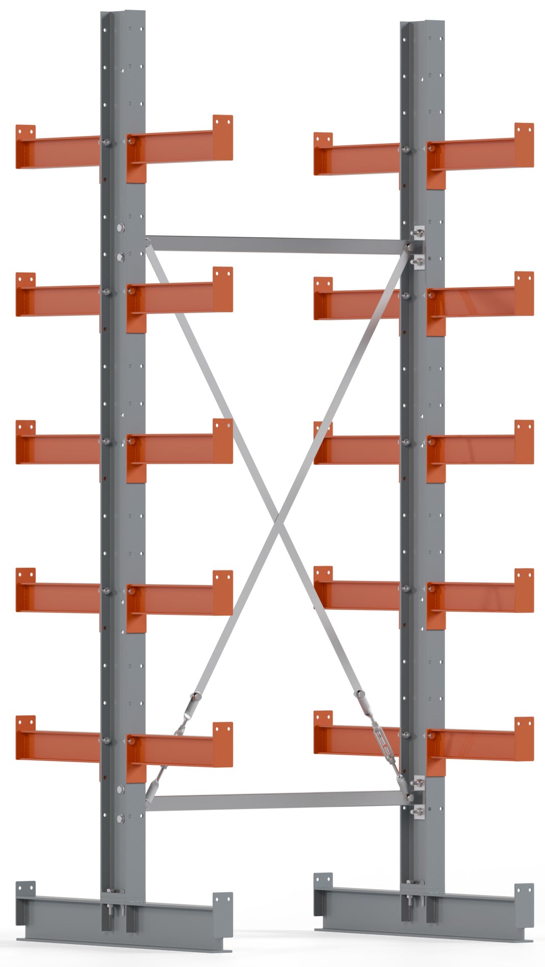 Kragarmregal als Schwerlastregal für lange Güter