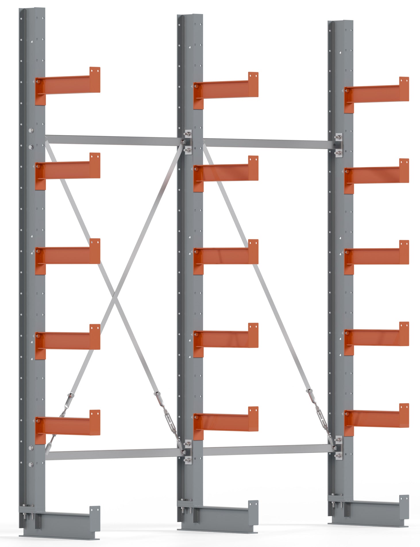 Kragarmregal einseitig Komplettset BASIC