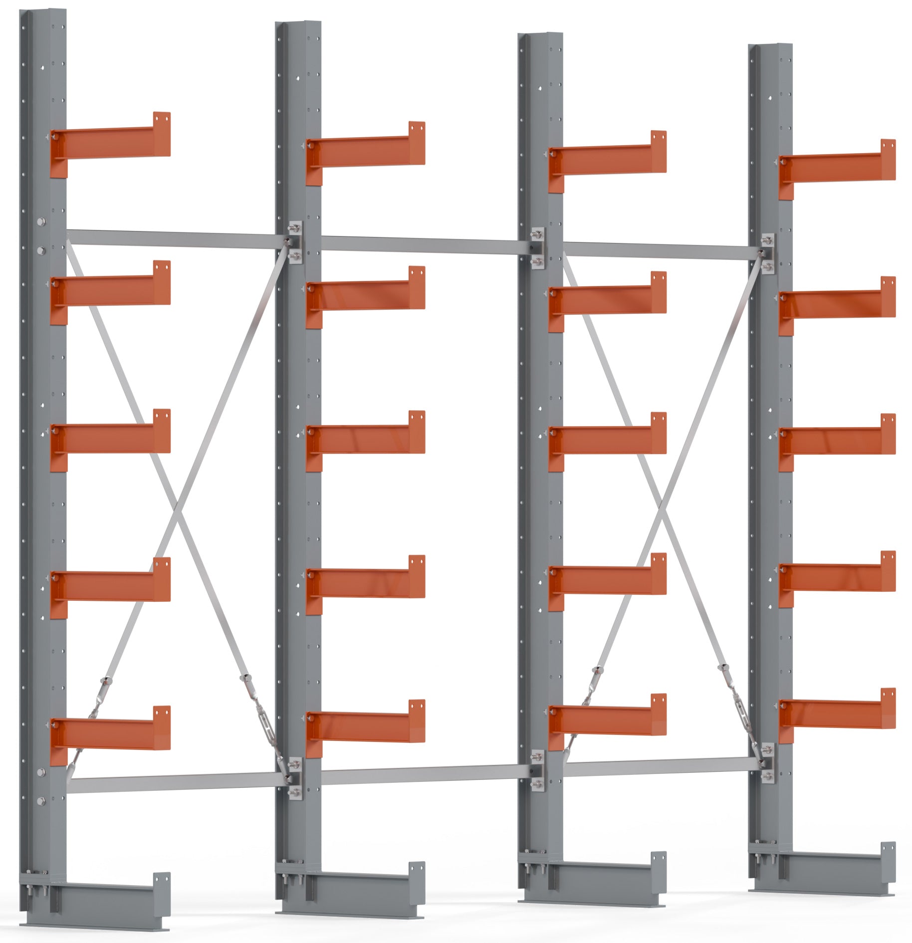 Kragarmregal einseitig Komplettset BASIC