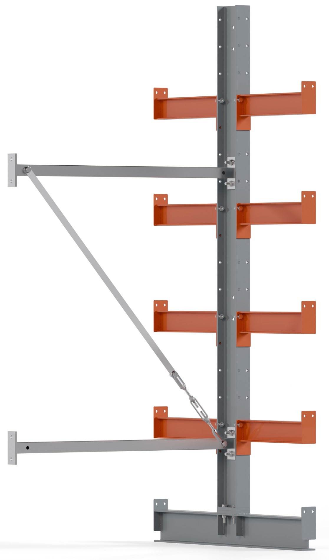 Kragarmregal Anbaufeld Breite 1000 mm