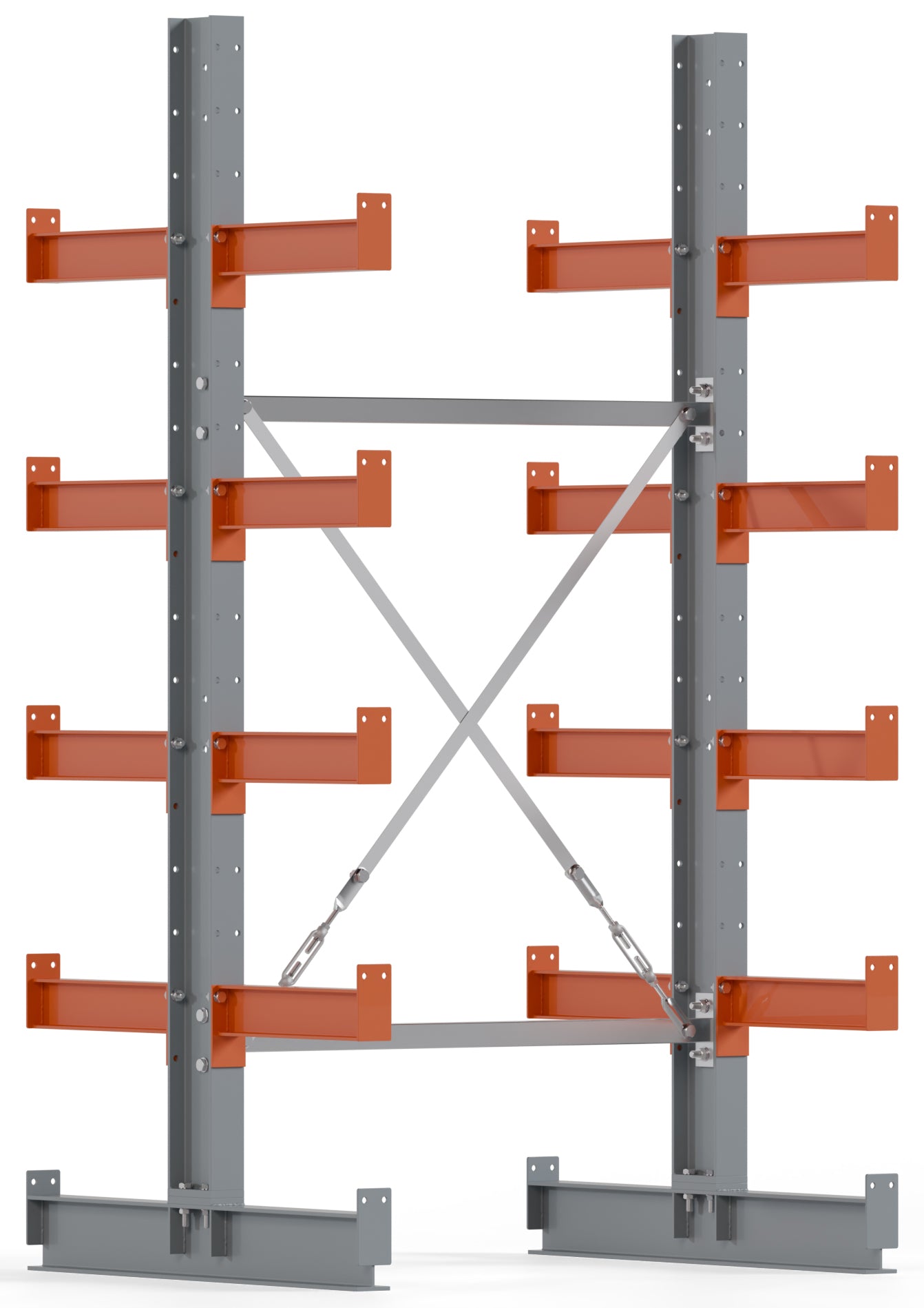 Kragarmregal als Schwerlastregal für lange Güter