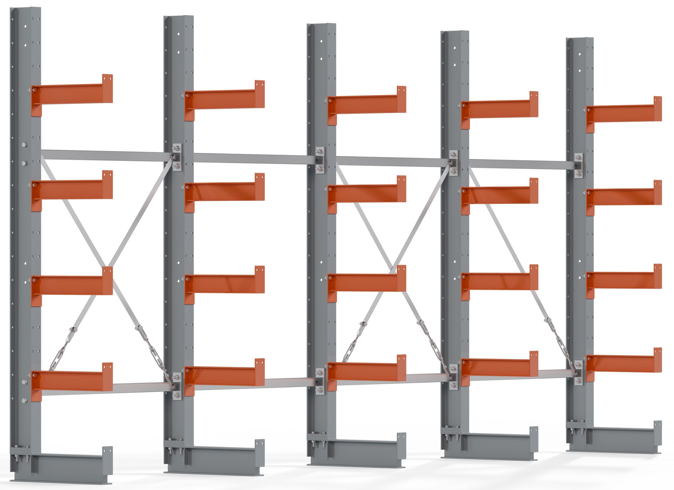 Kragarmregal einseitig Komplettset BASIC