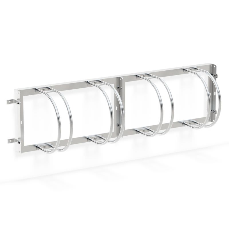Fahrradständer Bogenparker mit Wandmontage 4 Fahrräder