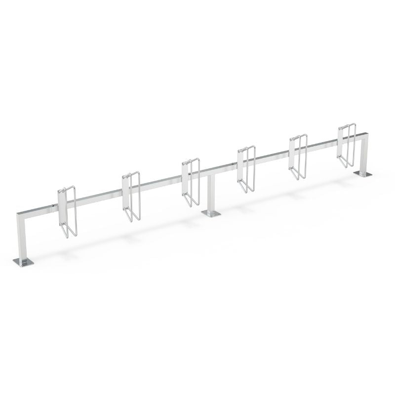 Fahrradständer Economy R80 für 6 Fahrräder in verzinkt