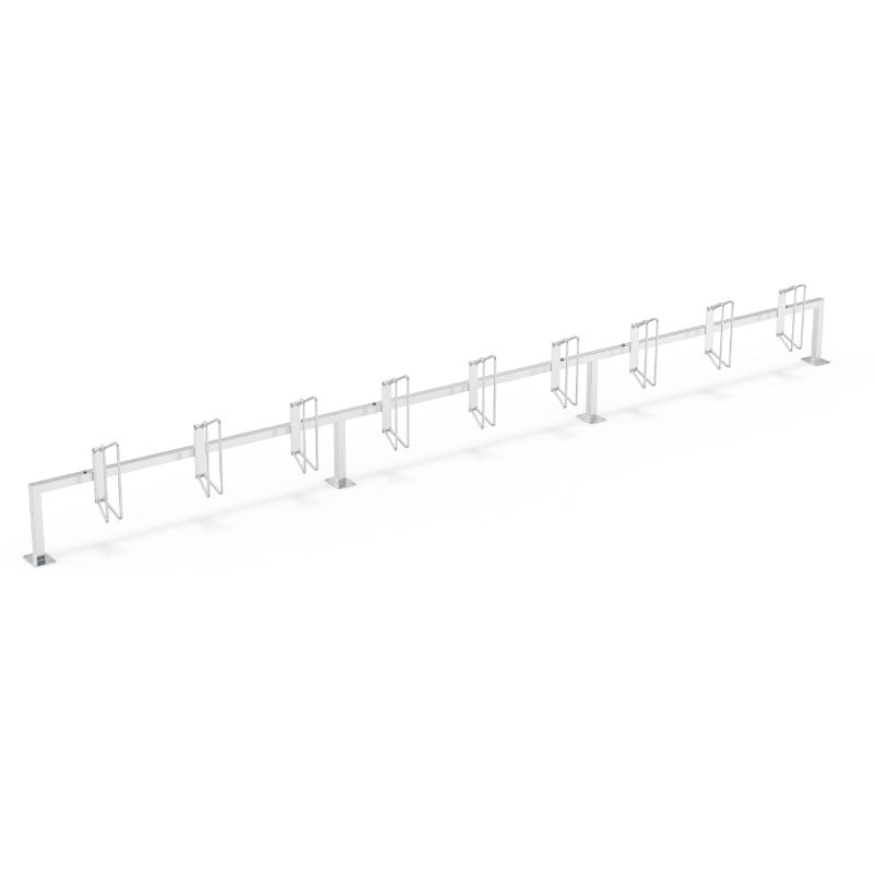 Fahrradständer Economy R80 für 9 Fahrräder in verzinkt