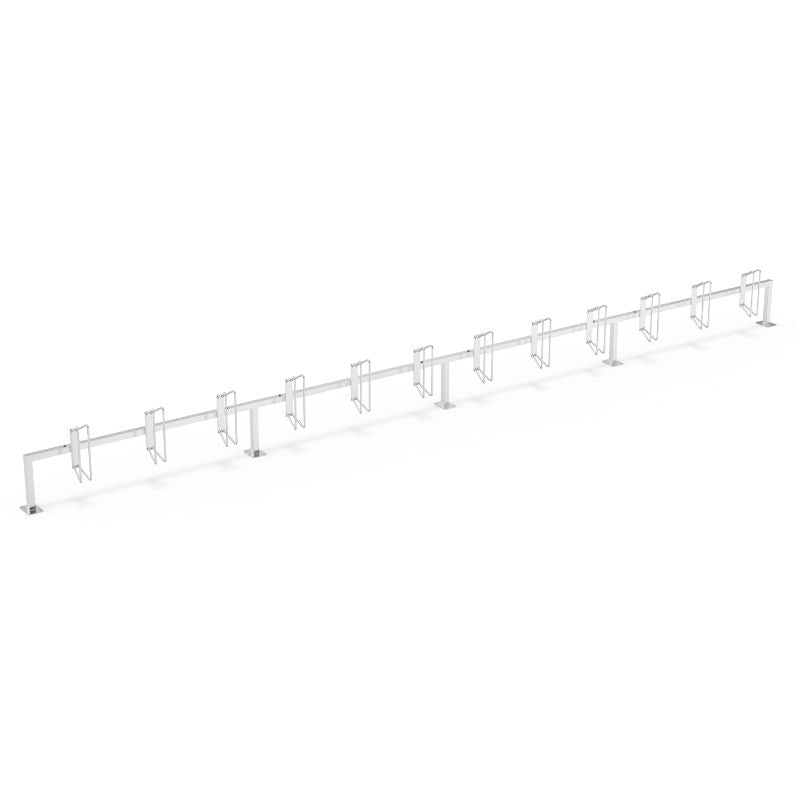 Fahrradständer Economy R80 für 12 Fahrräder in verzinkt