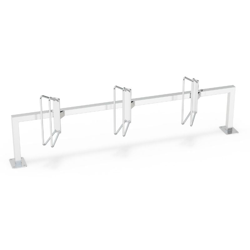 Fahrradständer Economy R80 für 3 Fahrräder in verzinkt