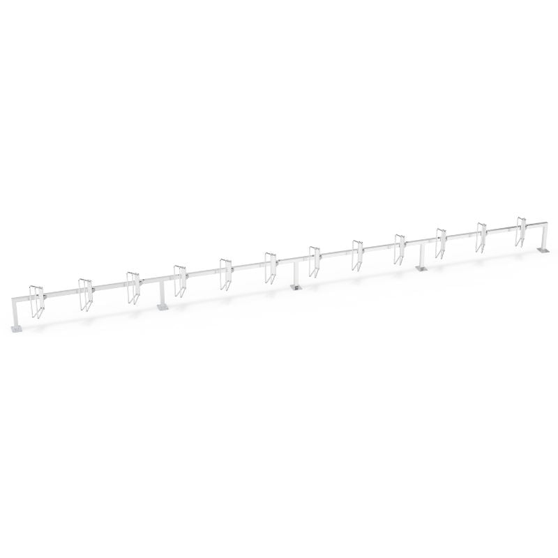 Fahrradständer Economy R80 für 12 Fahrräder in verzinkt