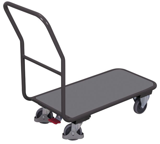 Magazinwagen als Plattformwagen von VarioFit in anthrazit