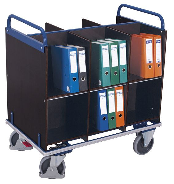 Aktenwagen mit 12 Fächern von Cordes