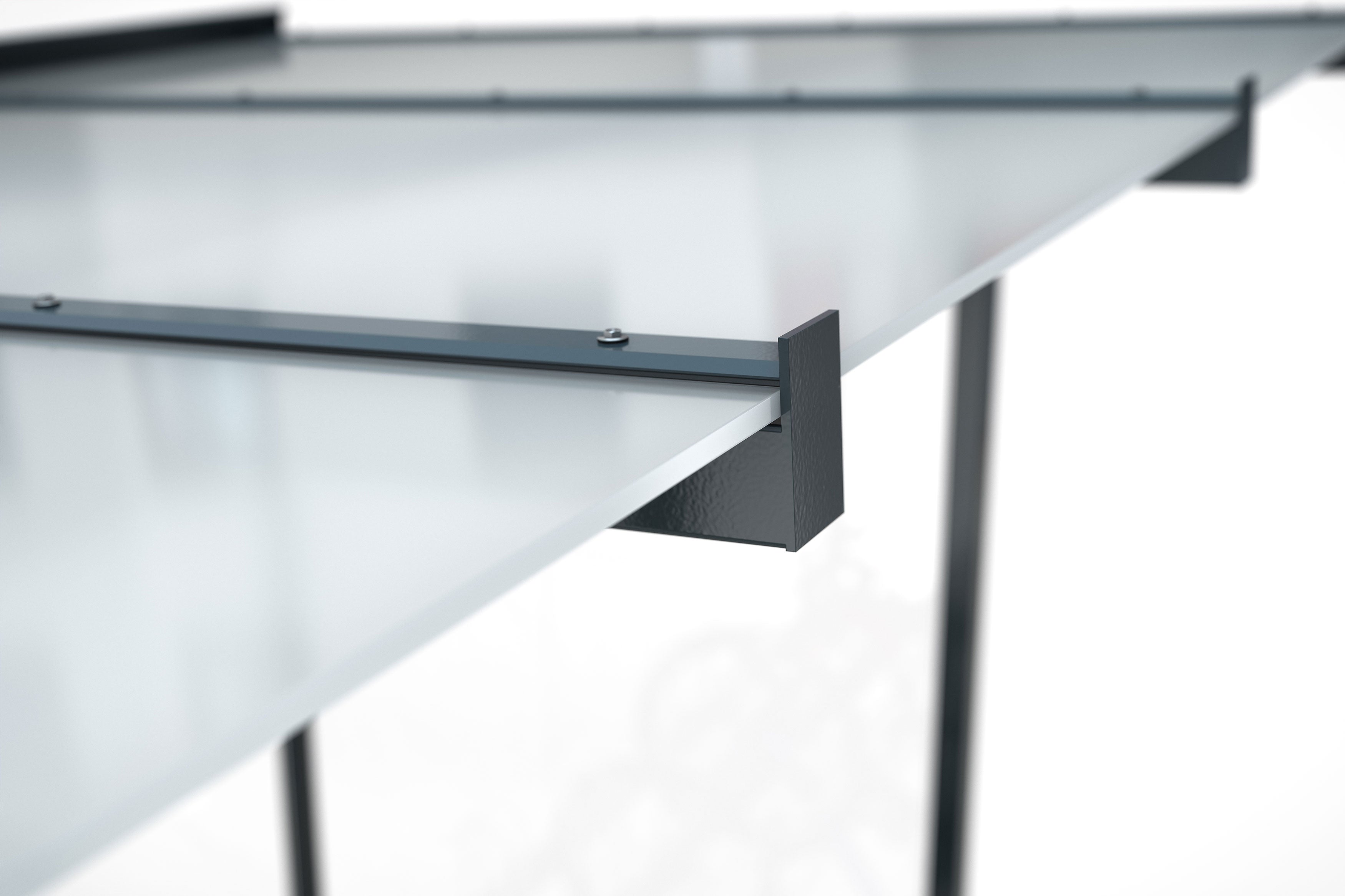 Überdachung Dresden von WSM 2230 mm Breit Überdachung Detail