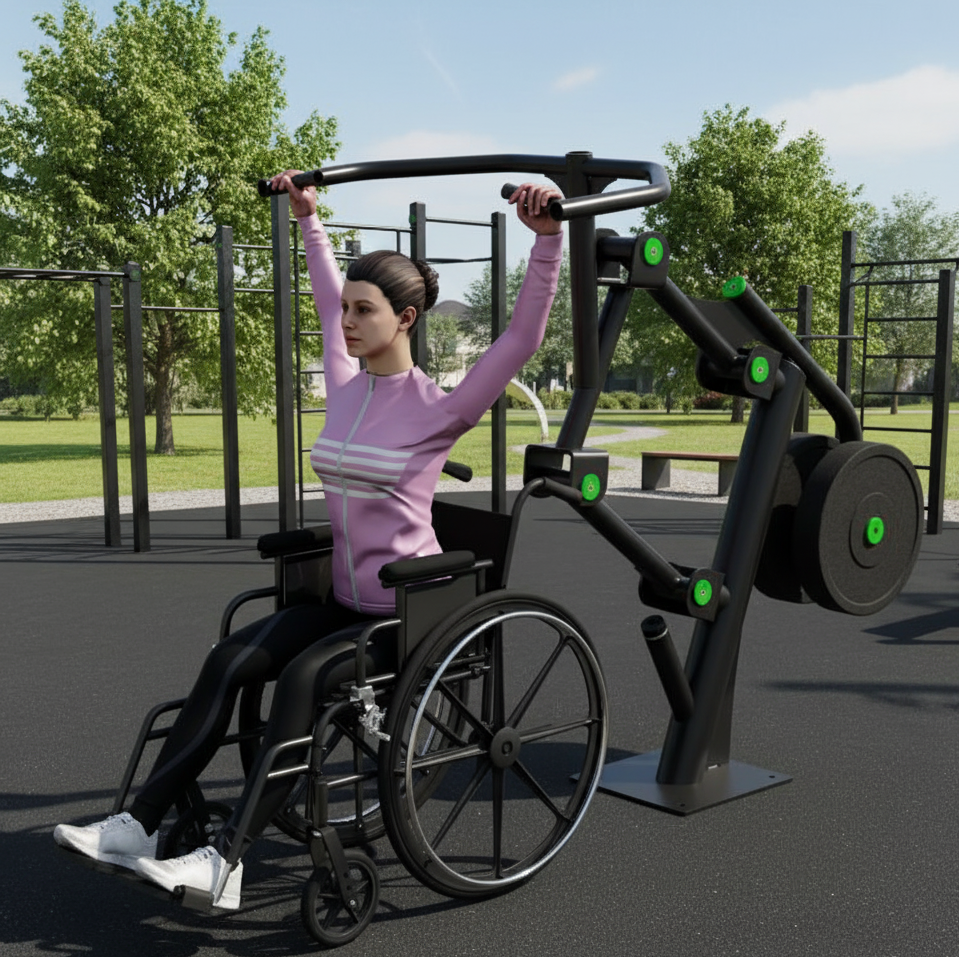 seitlicher Pull-Down für Beeinträchtigte